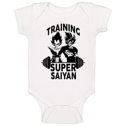 Training Super Saiyan Tee romper jumpsuit Baby One Piece Training Super Saiyan Tee romper jumpsuit Baby One Piece
