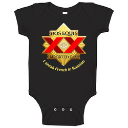 Dos Equis Imported Beer Funny Quote romper jumpsuit Baby One Piece