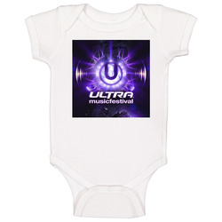 Ultra Music Festival White romper jumpsuit Baby One Piece