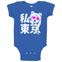 Sailor moon t-shirt Pretty Soldier tee anime romper jumpsuit Baby One Piece