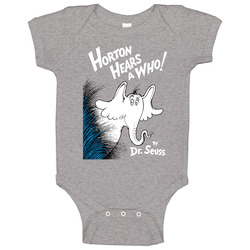 Horton Hears A Who Dr Seuss Pig In romper jumpsuit Baby One Piece