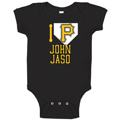I Heart John Jaso Pittsburgh Baseball Player Fan romper jumpsuit Baby One Piece