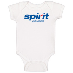 Spirit Airlines Company Logo Employee Fan romper jumpsuit Baby One Piece