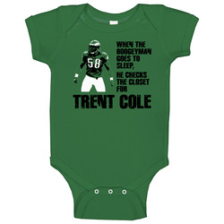 Football Philadelphia Boogeyman Trent Cole romper jumpsuit Baby One Piece Football Philadelphia Boogeyman Trent Cole romper jumpsuit Baby One Piece