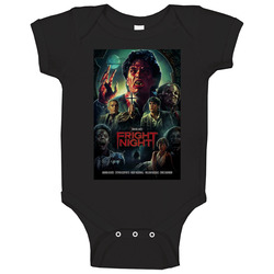 Fright Night 1985 Brand New Classic Horror Movie Black romper jumpsuit Baby One Piece