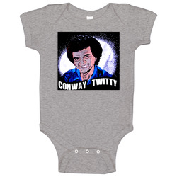 Conway Twitty Country Music Retro romper jumpsuit Baby One Piece Conway Twitty Country Music Retro romper jumpsuit Baby One Piece
