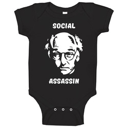 Tw Larry David Social Assassin 1 180815 romper jumpsuit Baby One Piece Tw Larry David Social Assassin 1 180815 romper jumpsuit Baby One Piece