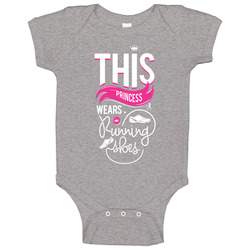 This Princess Wears Running Shoes romper jumpsuit Baby One Piece This Princess Wears Running Shoes romper jumpsuit Baby One Piece