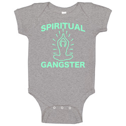 Spiritual Gangster Funny Yoga romper jumpsuit Baby One Piece Spiritual Gangster Funny Yoga romper jumpsuit Baby One Piece