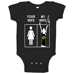 Chicago Black Hawks T Shirt Sports Hockey Tee Your Wife My Wife Funny Sporting NHL Apparel romper jumpsuit Baby One Piece Chicago Black Hawks T Shirt Sports Hockey Tee Your Wife My Wife Funny Sporting NHL Apparel romper jumpsuit Baby One Piece