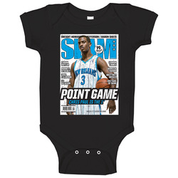 Slam Magazine Issue 124 Chris Paul Popular Basketball Magazine Grunge Look romper jumpsuit Baby One Piece
