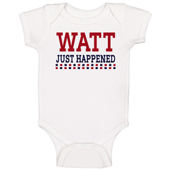 Watt Just Happened J J Watt Houston Mvp Football romper jumpsuit Baby One Piece Watt Just Happened J J Watt Houston Mvp Football romper jumpsuit Baby One Piece