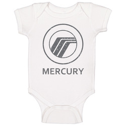 Mercury Automobile Car Truck Motorcycle Auto Parts Cool Distressed Style Brand Logo Emblem romper jumpsuit Baby One Piece Mercury Automobile Car Truck Motorcycle Auto Parts Cool Distressed Style Brand Logo Emblem romper jumpsuit Baby One Piece