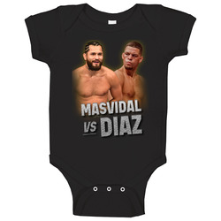 Jorge Masvidal Vs Nate Diaz romper jumpsuit Baby One Piece Jorge Masvidal Vs Nate Diaz romper jumpsuit Baby One Piece