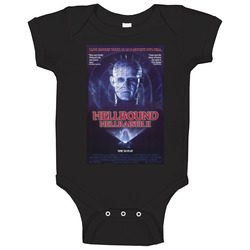 Hellbound Hellraiser 2 Cool Vintage 80's Movie  Fan romper jumpsuit Baby One Piece