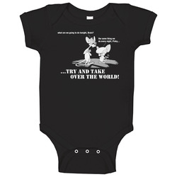 Pinky And The Brain Funny romper jumpsuit Baby One Piece