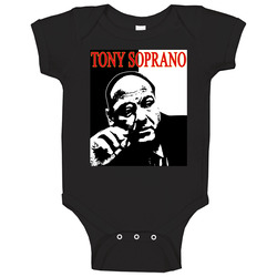 The Sopranos Tony Soprano romper jumpsuit Baby One Piece