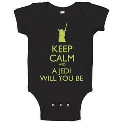 Keep Calm And Jedi You Be romper jumpsuit Baby One Piece