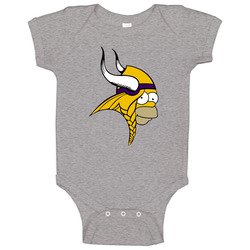 Funny Minnesota Vikings Logo Parody With Homer Simpson romper jumpsuit Baby One Piece Funny Minnesota Vikings Logo Parody With Homer Simpson romper jumpsuit Baby One Piece