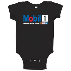 Mobil1 - Official Motor Oil Of Nascar Rally romper jumpsuit Baby One Piece Mobil1 - Official Motor Oil Of Nascar Rally romper jumpsuit Baby One Piece