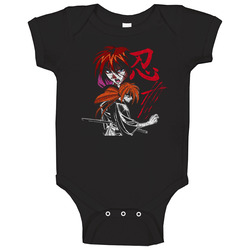 Rurouni Kenshin Manga romper jumpsuit Baby One Piece Rurouni Kenshin Manga romper jumpsuit Baby One Piece