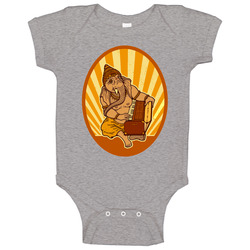 Ganesha Harmonium romper jumpsuit Baby One Piece Ganesha Harmonium romper jumpsuit Baby One Piece