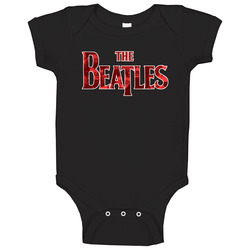 Beatles Black romper jumpsuit Baby One Piece Beatles Black romper jumpsuit Baby One Piece