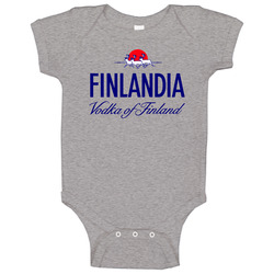 Finlandia Classic Vodka Finland Drink romper jumpsuit Baby One Piece Finlandia Classic Vodka Finland Drink romper jumpsuit Baby One Piece