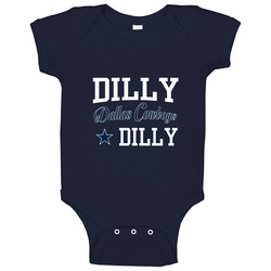 Dilly Dallas Tee Cowboys Dilly romper jumpsuit Baby One Piece Dilly Dallas Tee Cowboys Dilly romper jumpsuit Baby One Piece