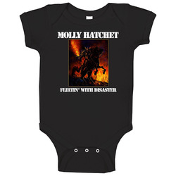 Molly Hatchet Flirtin' With Disaster romper jumpsuit Baby One Piece Molly Hatchet Flirtin' With Disaster romper jumpsuit Baby One Piece