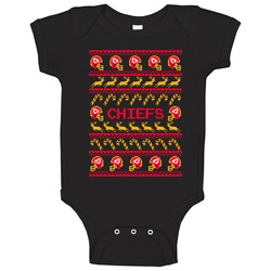 Chiefs Football Ugly Christmas Sweater T Shirt - Kansas City Chiefs Team Colors romper jumpsuit Baby One Piece Chiefs Football Ugly Christmas Sweater T Shirt - Kansas City Chiefs Team Colors romper jumpsuit Baby One Piece