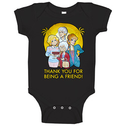 Golden Girls Retro Caricature romper jumpsuit Baby One Piece Golden Girls Retro Caricature romper jumpsuit Baby One Piece