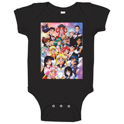 Sailor Moon Stars romper jumpsuit Baby One Piece Sailor Moon Stars romper jumpsuit Baby One Piece