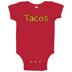 Tacos romper jumpsuit Baby One Piece Tacos romper jumpsuit Baby One Piece