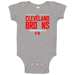 Cleveland Browns A Season Without A W Brons Funny romper jumpsuit Baby One Piece Cleveland Browns A Season Without A W Brons Funny romper jumpsuit Baby One Piece