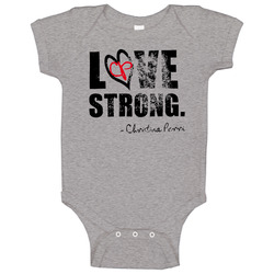 Christina Perri Love Strong romper jumpsuit Baby One Piece Christina Perri Love Strong romper jumpsuit Baby One Piece