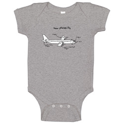 How Planes Fly - Aerospace Engineer romper jumpsuit Baby One Piece How Planes Fly - Aerospace Engineer romper jumpsuit Baby One Piece