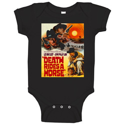 John Phillip Law Lee Van Cleef Death Rides A Horse romper jumpsuit Baby One Piece John Phillip Law Lee Van Cleef Death Rides A Horse romper jumpsuit Baby One Piece