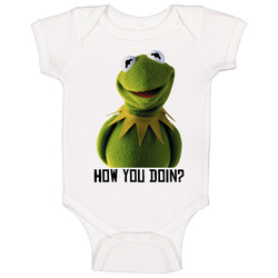 Kermit How You Doin Funny romper jumpsuit Baby One Piece Kermit How You Doin Funny romper jumpsuit Baby One Piece