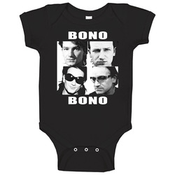 U2 Bono Music Singer Rocker Rock Star romper jumpsuit Baby One Piece U2 Bono Music Singer Rocker Rock Star romper jumpsuit Baby One Piece