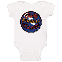 Bally Orignal Vintage Pinball Machine Wizard romper jumpsuit Baby One Piece Bally Orignal Vintage Pinball Machine Wizard romper jumpsuit Baby One Piece