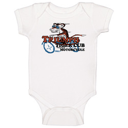 Triumph Tiger Cub Motorcyle romper jumpsuit Baby One Piece Triumph Tiger Cub Motorcyle romper jumpsuit Baby One Piece