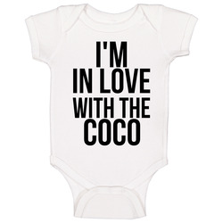 I'm In Love With The Coco New Hip Hop romper jumpsuit Baby One Piece I'm In Love With The Coco New Hip Hop romper jumpsuit Baby One Piece