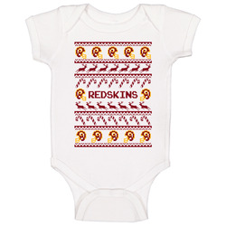 Redskins Football Ugly Christmas Sweater T Shirt - Washington Redskins Team Colors romper jumpsuit Baby One Piece Redskins Football Ugly Christmas Sweater T Shirt - Washington Redskins Team Colors romper jumpsuit Baby One Piece