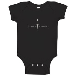 Game Of Thrones Sword Logo romper jumpsuit Baby One Piece Game Of Thrones Sword Logo romper jumpsuit Baby One Piece