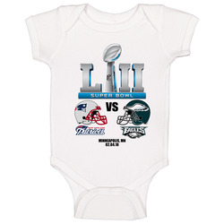 Super Bowl 52 T Shirt New England Patriots Vs Philadelphia Eagles romper jumpsuit Baby One Piece Super Bowl 52 T Shirt New England Patriots Vs Philadelphia Eagles romper jumpsuit Baby One Piece