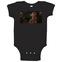 Robert De Niro Goodfellas 90s Cult Classic Jimmy Conway Grunge romper jumpsuit Baby One Piece Robert De Niro Goodfellas 90s Cult Classic Jimmy Conway Grunge romper jumpsuit Baby One Piece