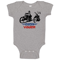 Easy Vader Darth Rider Funny Star Wars romper jumpsuit Baby One Piece Easy Vader Darth Rider Funny Star Wars romper jumpsuit Baby One Piece