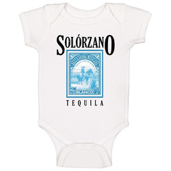 Solorzano Tequila Mexican Made Popular Liquor Distressed Look romper jumpsuit Baby One Piece Solorzano Tequila Mexican Made Popular Liquor Distressed Look romper jumpsuit Baby One Piece