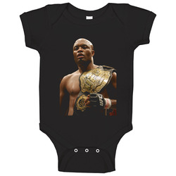 Ufc Champion Anderson Spider Silva Fighting romper jumpsuit Baby One Piece Ufc Champion Anderson Spider Silva Fighting romper jumpsuit Baby One Piece